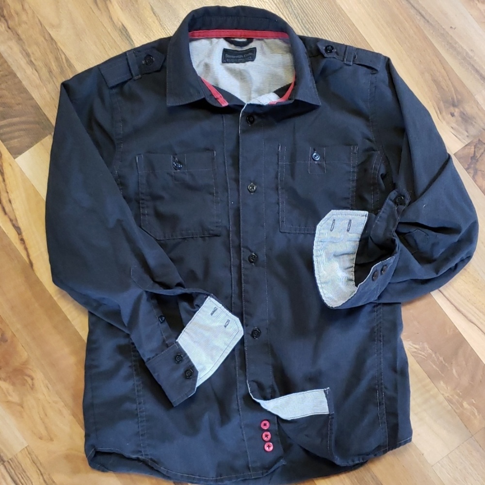 Boys size small button down